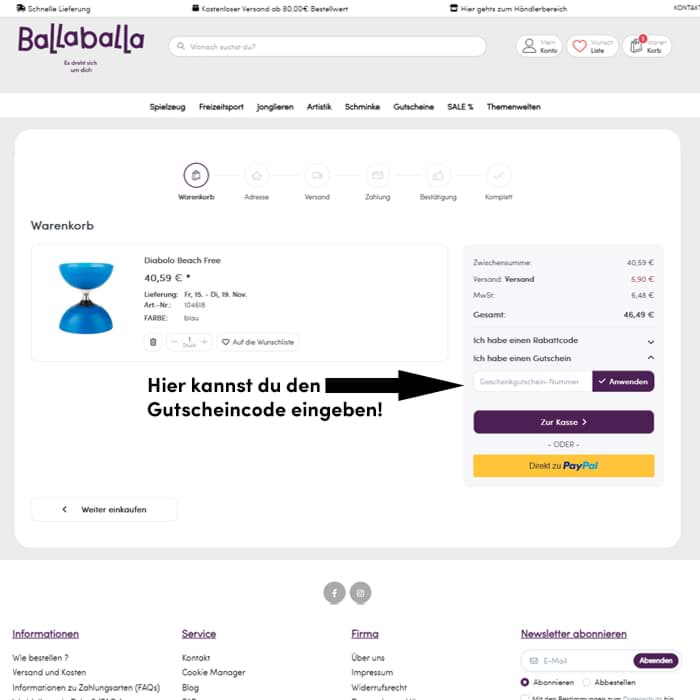 Bild von Geschenkgutschein 25 EUR