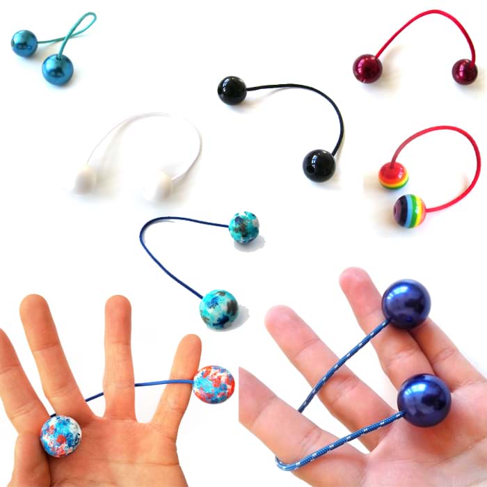Bild von Bravo Finger Poi Begleri mit Kunststoffkugeln