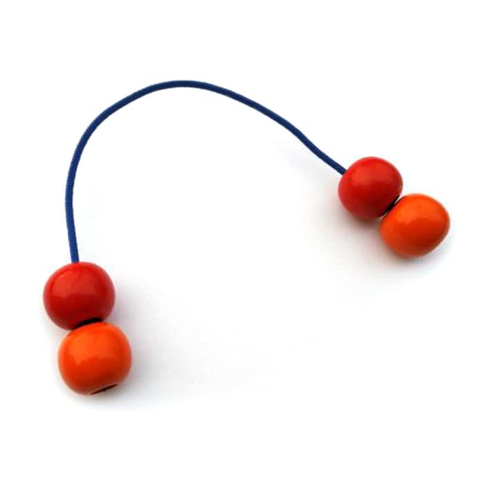 Bild von Bravo Finger Poi Begleri - wooden double colorful