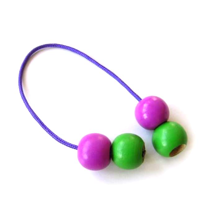 Bild von Bravo Finger Poi Begleri - wooden double colorful