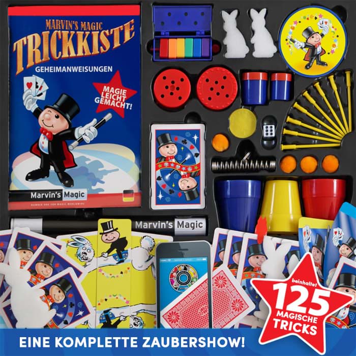 Bild von MARVIN'S MAGIC Trickkiste für junge Zauberer - 125 magische Tricks