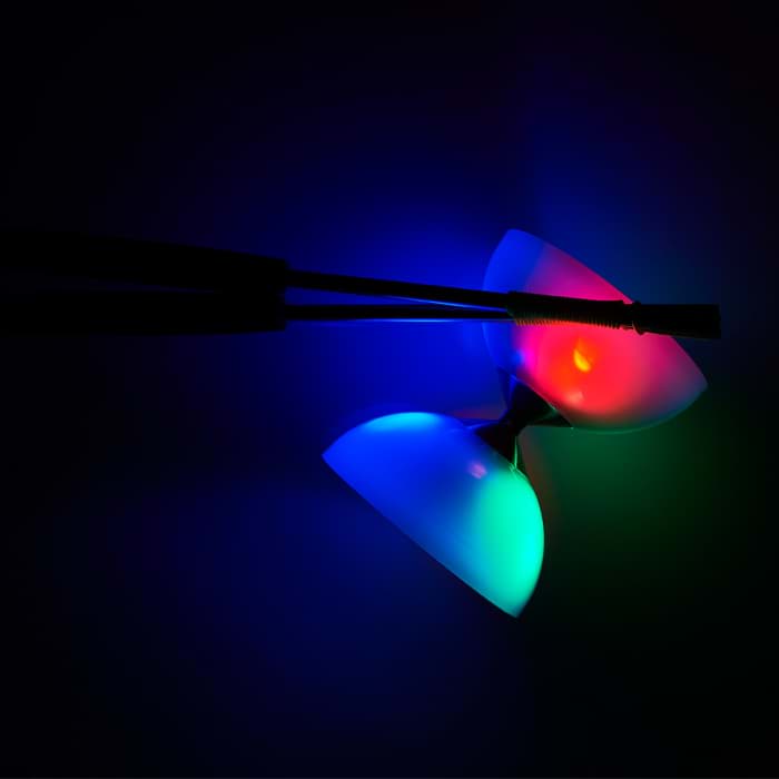 Bild von Diabolo Acrobat LED Set mit Handstäben