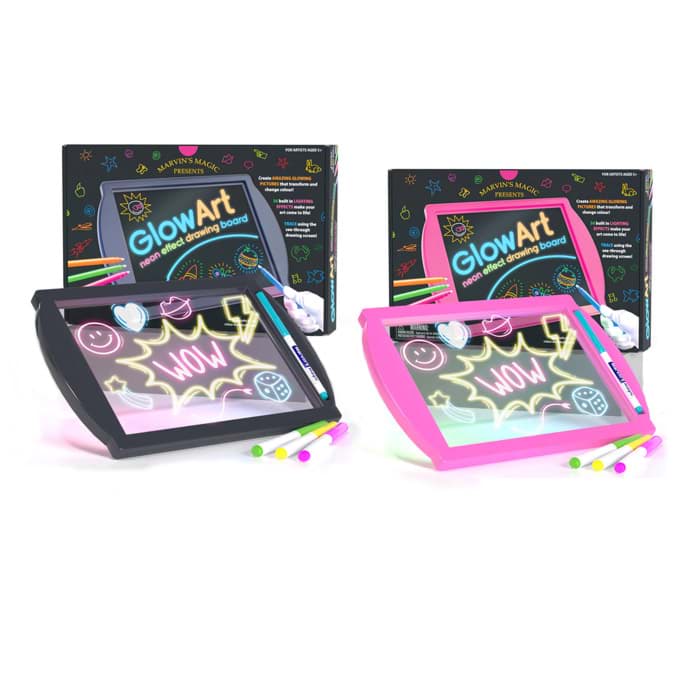 Bild von MARVIN'S MAGIC Glow Art - Zeichenbrett mit Neon-Effekt