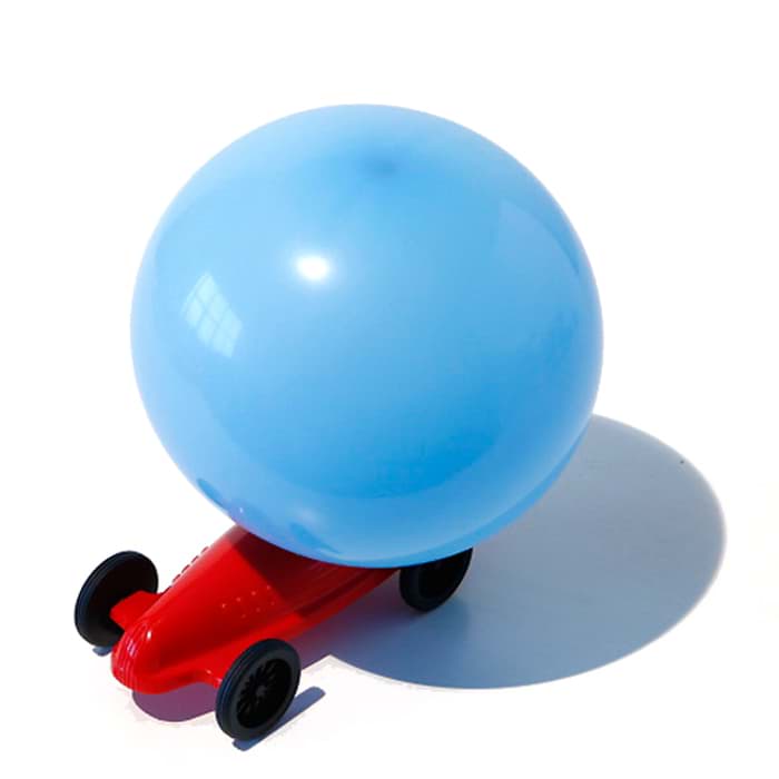 Bild von 3er Set Ballonauto